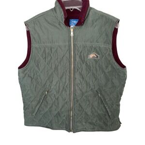 Ladie Miller's Sportswear Collection Quilted Fleece Lined Riding Vest Hotse sz L